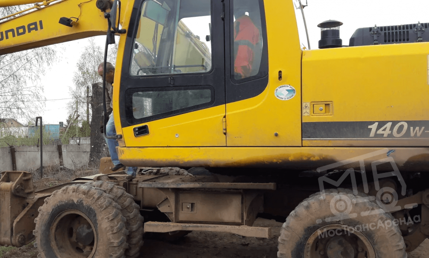 Аренда колесного экскаватора Hyundai 140W-7 thumbnail 2