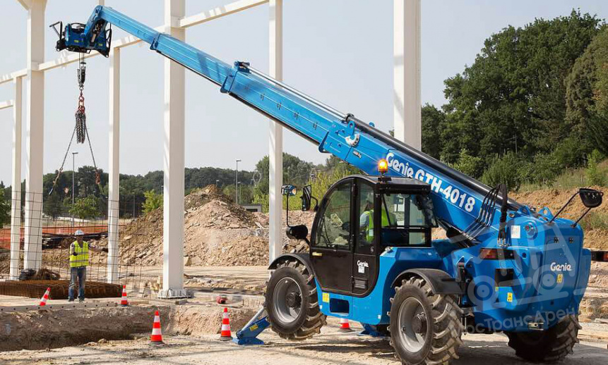 Аренда телескопического погрузчика GENIE GTH-4018 thumbnail 2