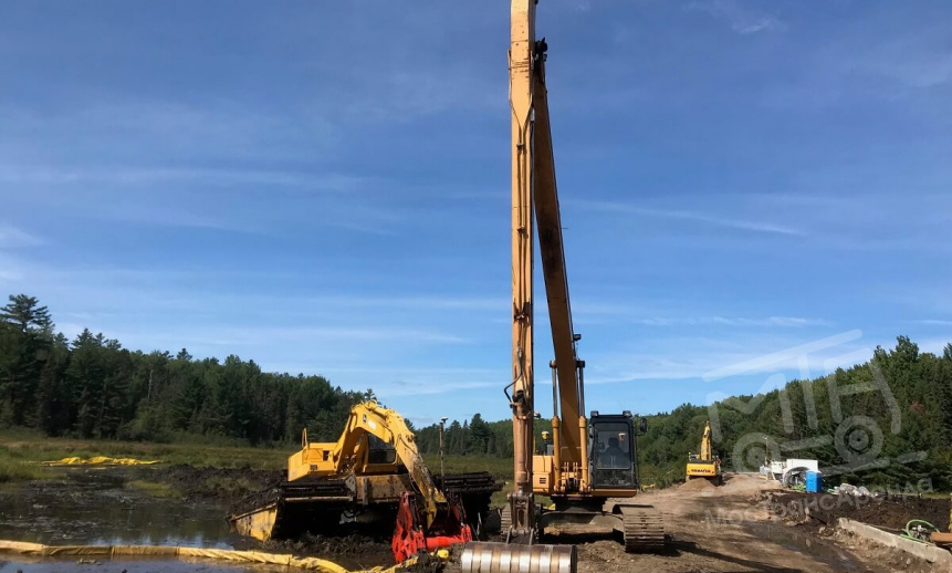 Аренда длиннорукого экскаватора Case CX240B LR thumbnail 1