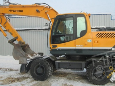Аренда колесного экскаватора Hyundai R180W-9S