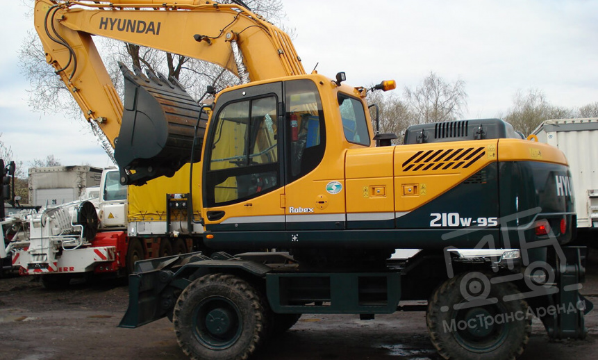 Аренда колесного экскаватора Hyundai R210W-9S thumbnail 0