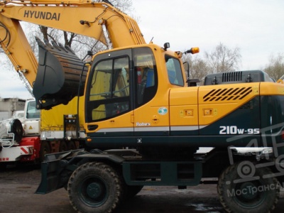 Аренда колесного экскаватора Hyundai R210W-9S