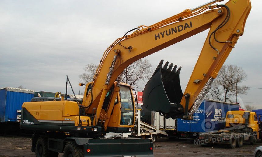 Аренда колесного экскаватора Hyundai R210W-9S thumbnail 2