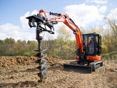 Аренда гидробура на базе мини-экскаватора