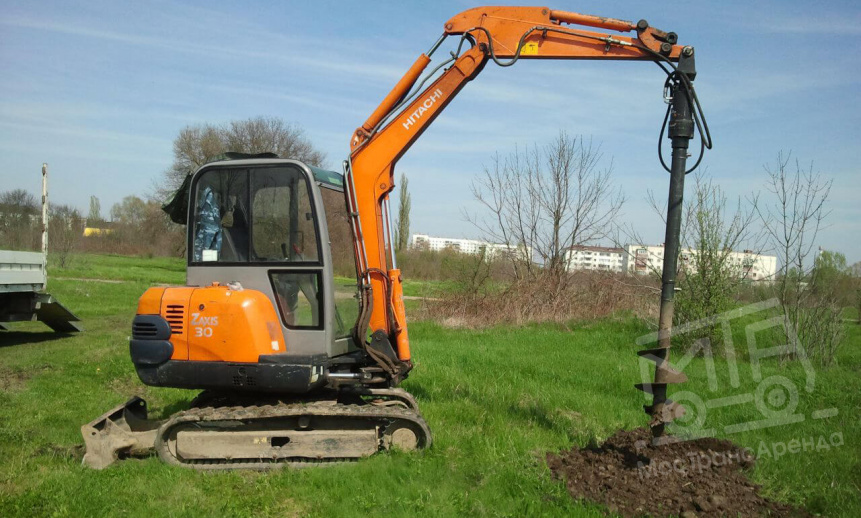 Аренда гидробура на базе мини-экскаватора thumbnail 1