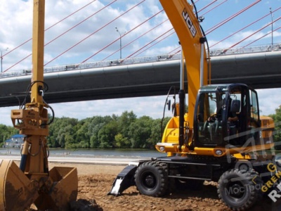 Аренда колесного экскаватора с грейфером 10 метров