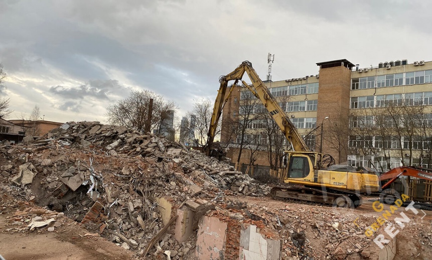 Аренда экскаватора-разрушителя Komatsu PC340LC thumbnail 1