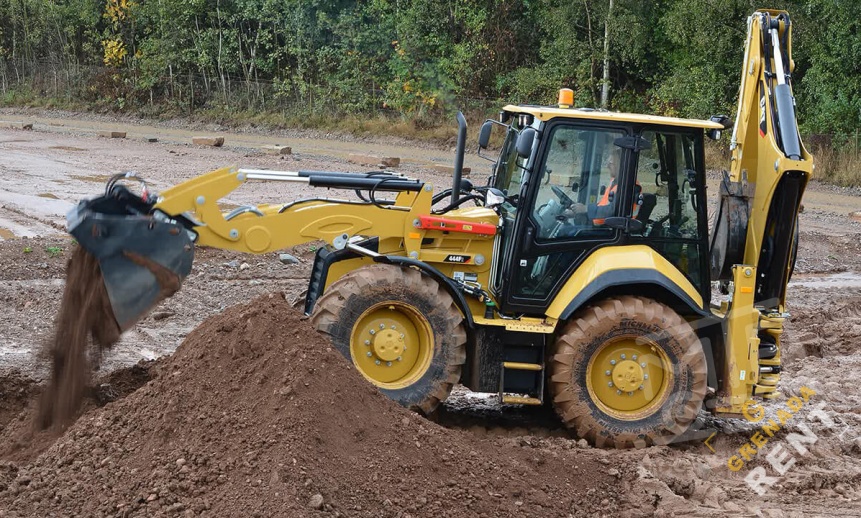 Аренда экскаватора-погрузчика CAT 444F2 thumbnail 0