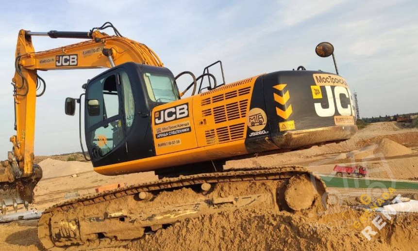 Аренда гусеничного экскаватора JCB JS 260 thumbnail 1