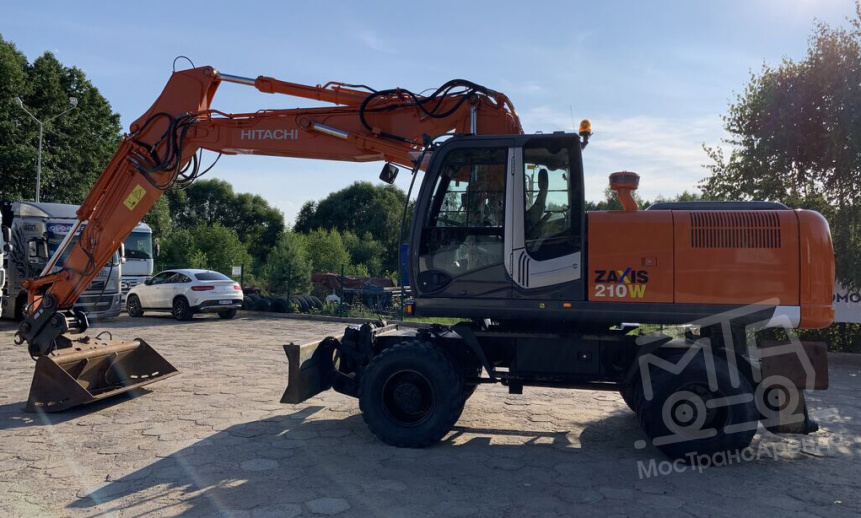 Аренда колесного экскаватора Hitachi ZX210W thumbnail 1