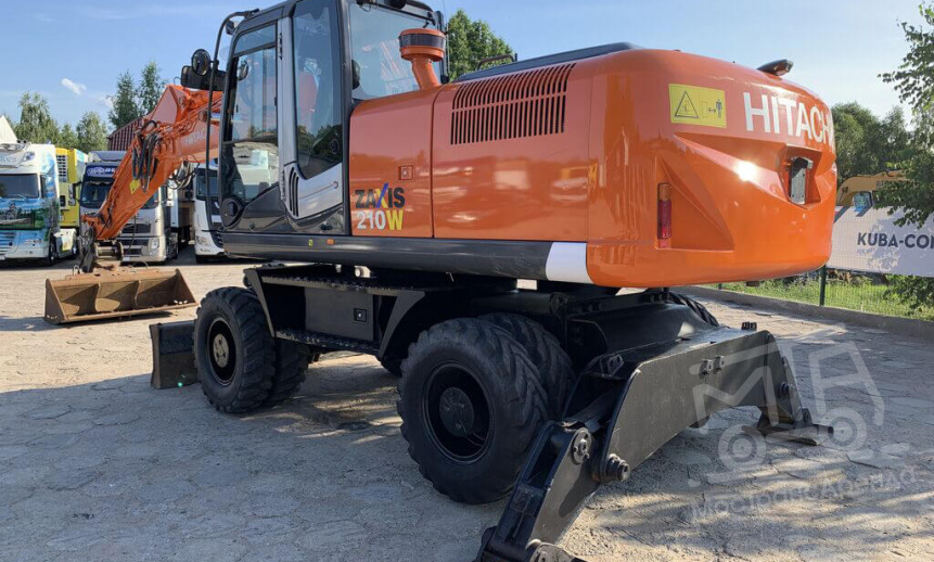 Аренда колесного экскаватора Hitachi ZX210W thumbnail 3