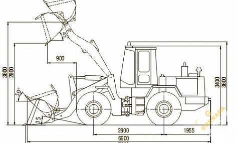 Аренда фронтального погрузчика Амкодор 333В ТО-18 Б3 thumbnail 3
