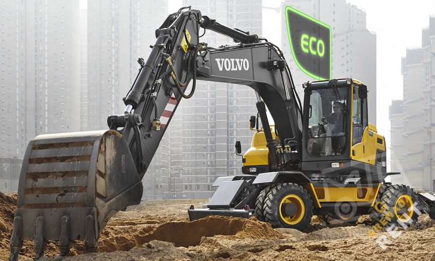 Аренда колесного экскаватора Volvo EW205D thumbnail 0