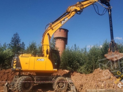 Аренда колесного экскаватора с грейфером 9 метров