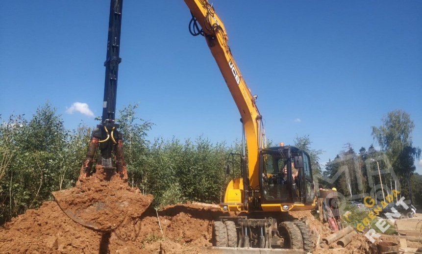 Аренда колесного экскаватора с грейфером 9 метров thumbnail 2