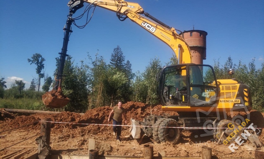 Аренда колесного экскаватора с грейфером 9 метров thumbnail 3