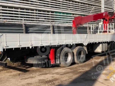 Аренда манипулятора с грузоподъемностью стрелы 7 тонн и грузоподъемностью борта 9 тонн