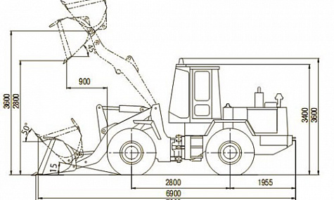 Аренда фронтального погрузчика Амкодор 333В ТО-18 Б3 thumbnail 3