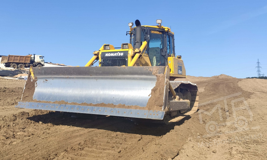 Аренда бульдозера Komatsu D65PX-16 болотоход с лебедкой thumbnail 4