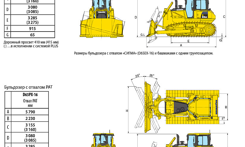 Аренда бульдозера Komatsu D65PX-16 болотоход с лебедкой thumbnail 5