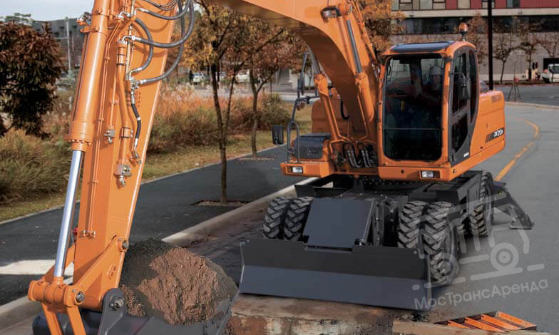 Аренда колесного экскаватора Doosan DX210W thumbnail 7
