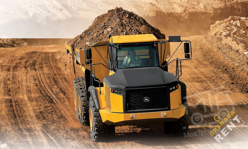 Аренда сочлененного самосвала John Deere 410E thumbnail 2