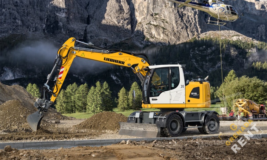 Аренда колесного экскаватора Liebherr A 916 Litronic thumbnail 2