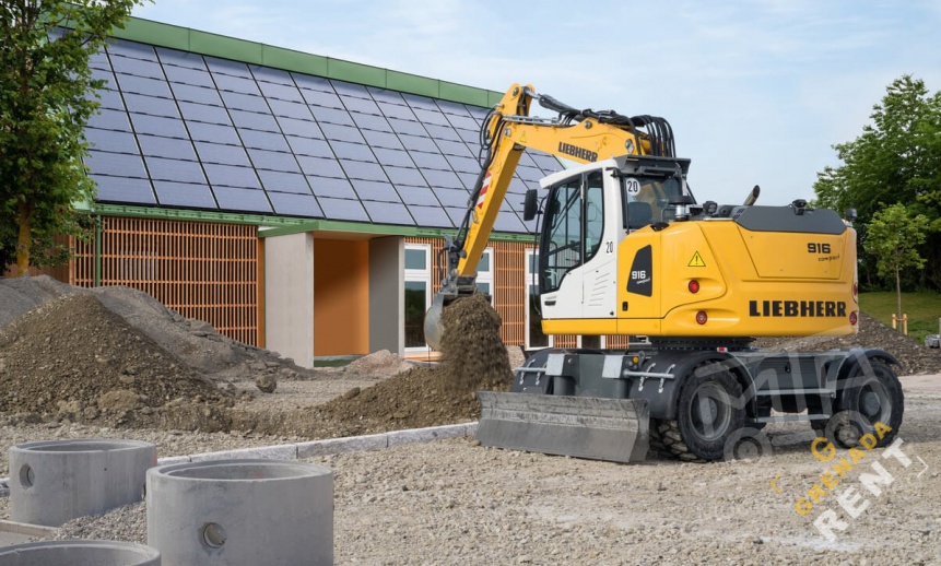 Аренда колесного экскаватора Liebherr A 916 Litronic thumbnail 3