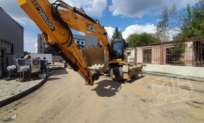 Аренда колесного экскаватора JCB JS 200W thumbnail 1