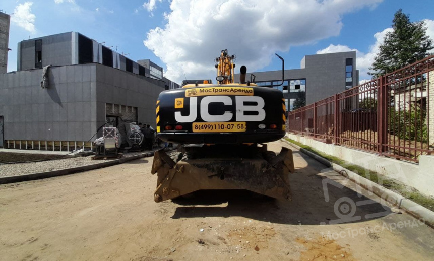 Аренда колесного экскаватора JCB JS 200W thumbnail 2
