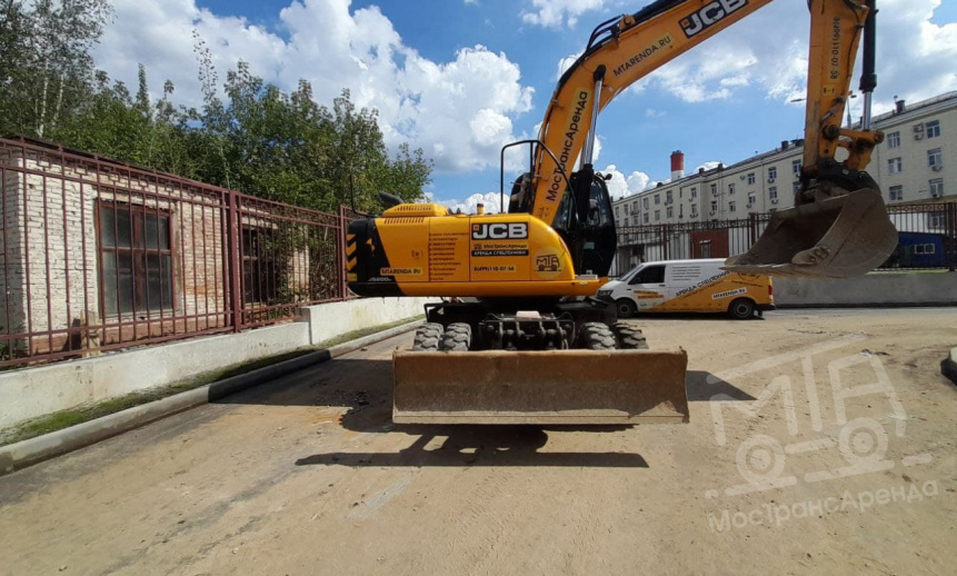 Аренда колесного экскаватора JCB JS 200W thumbnail 3