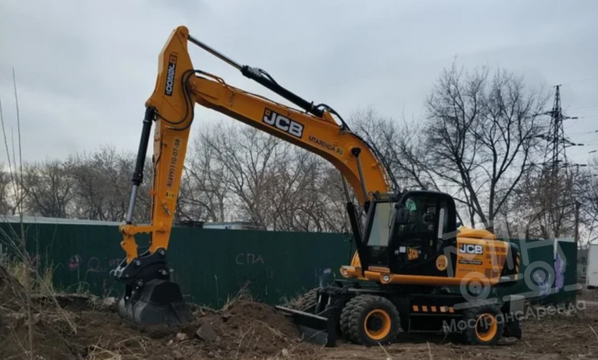Аренда колесного экскаватора JCB JS 200W thumbnail 4