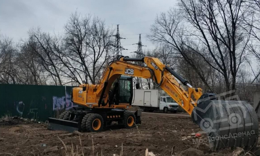 Аренда колесного экскаватора JCB JS 200W thumbnail 5