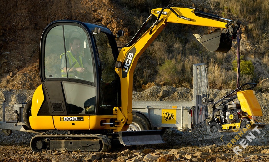 Аренда мини-экскаватора JCB 8018 CTS thumbnail 1