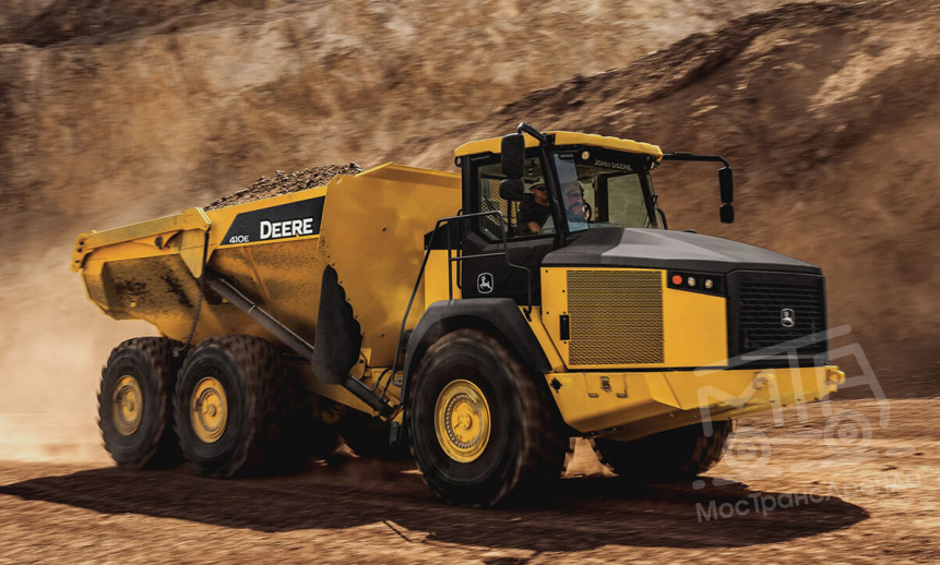 Аренда сочлененного самосвала John Deere 410E thumbnail 1