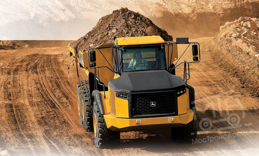 Аренда сочлененного самосвала John Deere 410E thumbnail 2