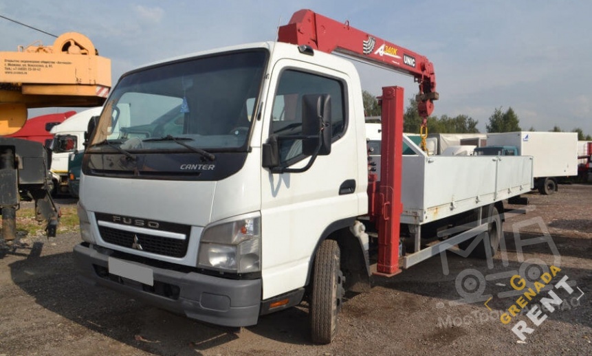 Аренда манипулятора Mitsubishi Fuso, стрела 3 тонны, борт 5 тонн thumbnail 0