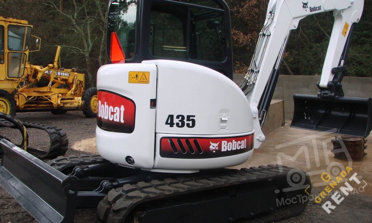Аренда мини-экскаватора Bobcat 435 с гидромолотом thumbnail 1
