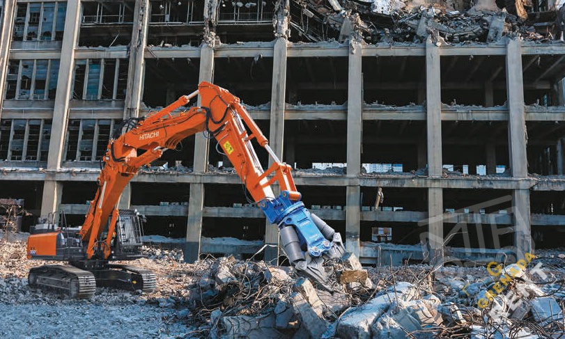 Аренда экскаватора-разрушителя Hitachi ZX350LC-3 Demolition thumbnail 0