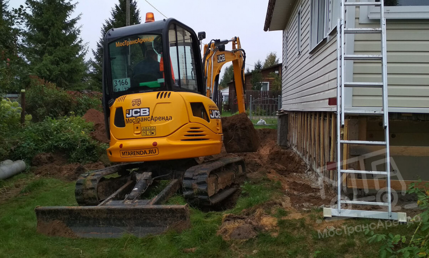 Аренда мини-экскаватора JCB 8035 ZTS thumbnail 3