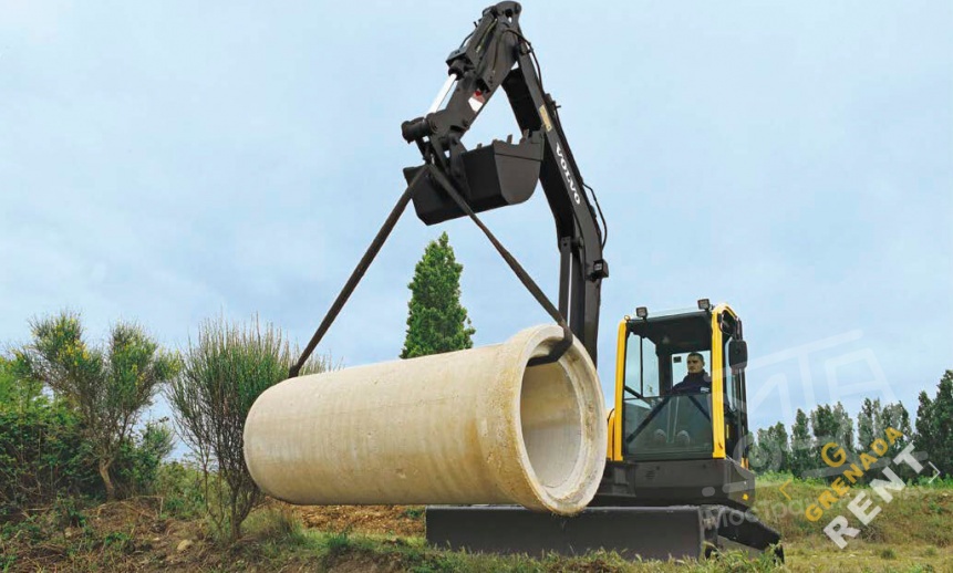 Аренда мини-экскаватора Volvo ECR88 Plus thumbnail 2