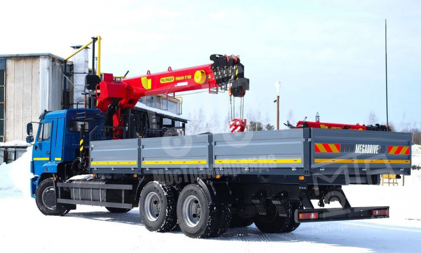 Аренда манипулятора КАМАЗ с грузоподъемностью стрелы 7 тонн и грузоподъемностью борта 10 тонн thumbnail 1