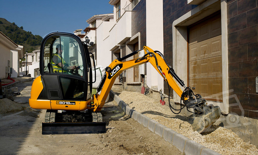 Аренда мини-экскаватора JCB 8018 CTS thumbnail 0