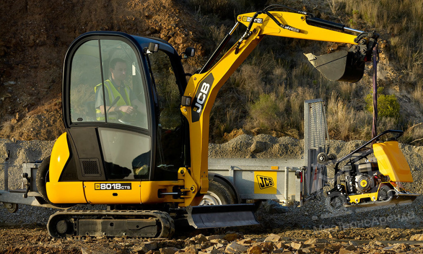 Аренда мини-экскаватора JCB 8018 CTS thumbnail 1