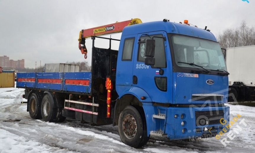 Аренда манипулятора Ford Cargo, стрела 5 тонн, борт 10 тонн thumbnail 3