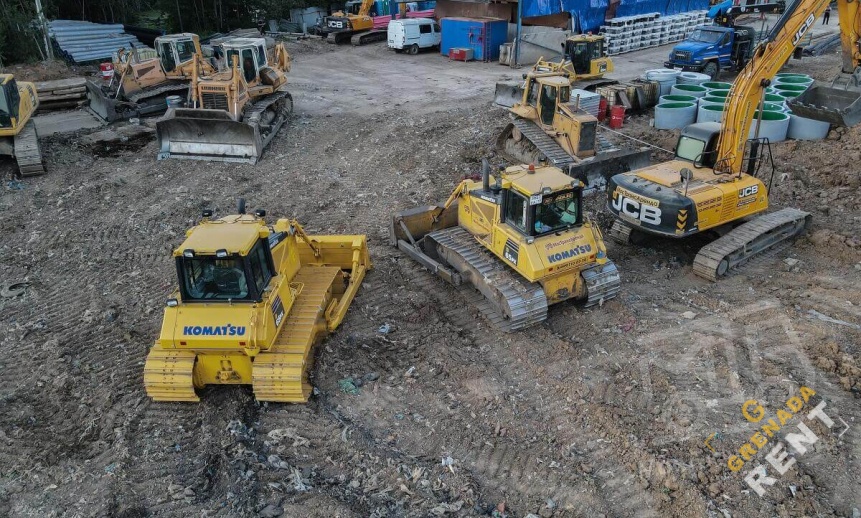 Аренда бульдозера Komatsu D65PX-16 болотоход thumbnail 10
