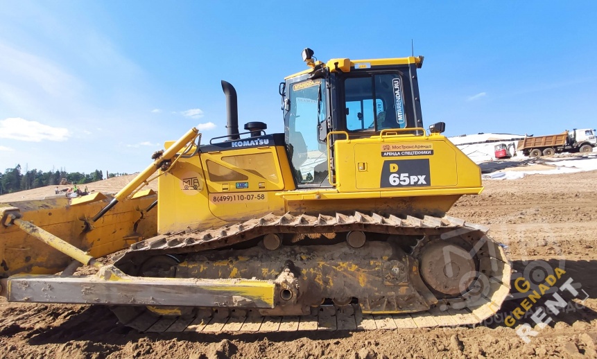 Аренда бульдозера Komatsu D65PX-16 болотоход thumbnail 1