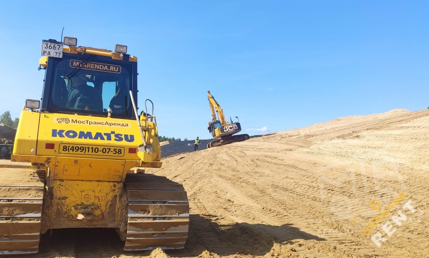 Аренда бульдозера Komatsu D65PX-16 болотоход thumbnail 7