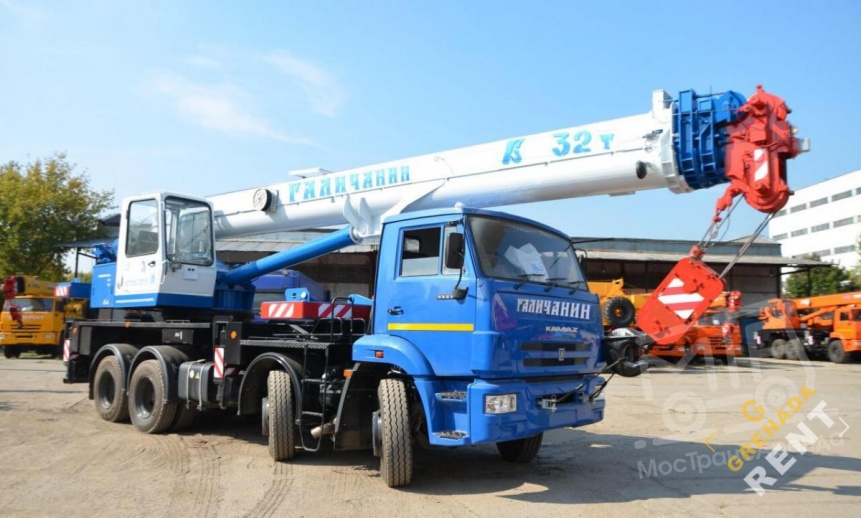 Аренда автокрана Галичанин - 32 тонны thumbnail 0