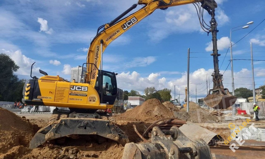 Аренда колесного экскаватора с грейфером 12 метров thumbnail 1